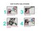 Wrapables 450+ Nail Stickers Pink & Gold Foil Nail Stickers Nail Art Henna Nail Stickers, 5 sheets - Prints